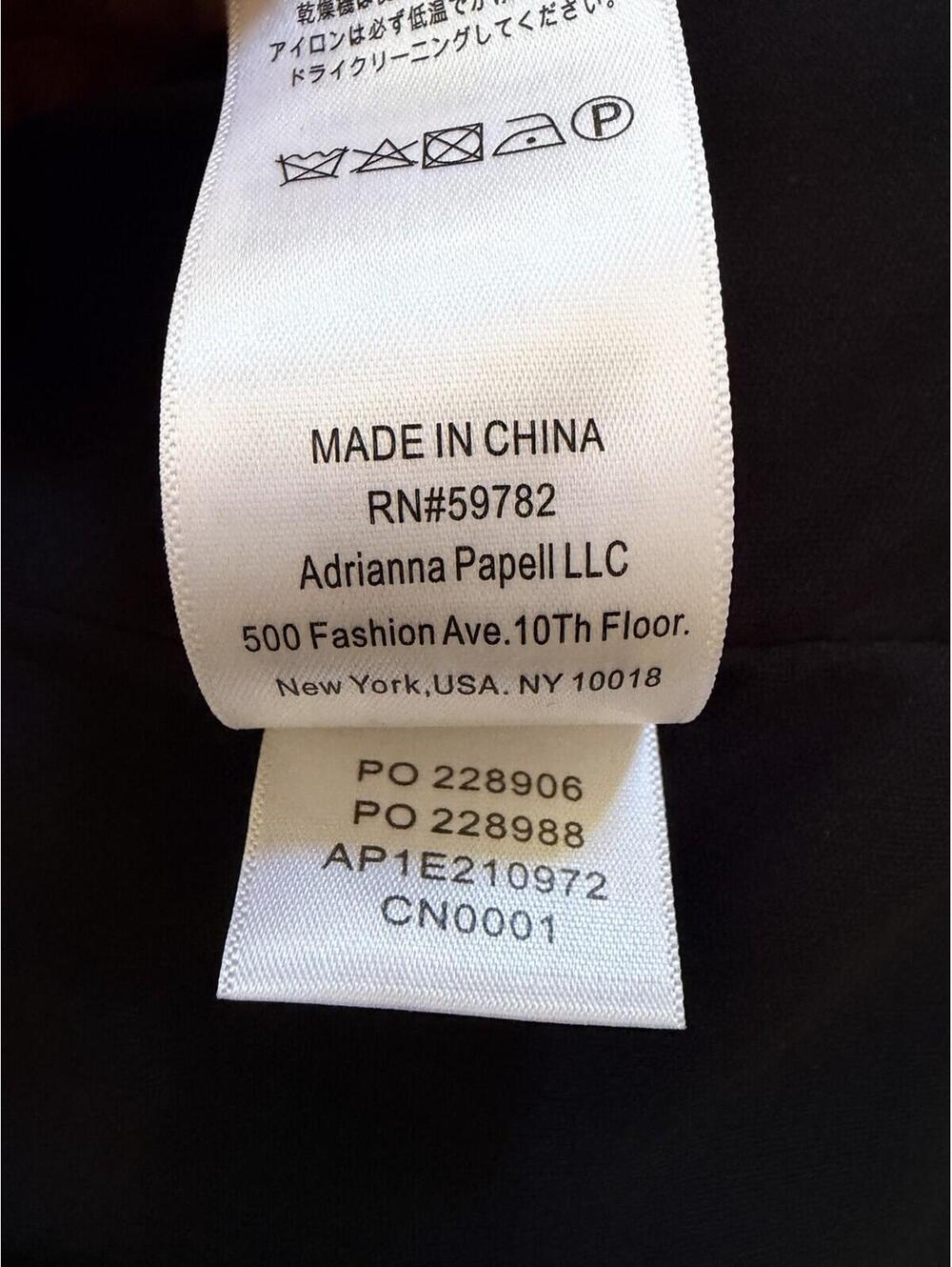 New Adrianna Papell Pleated Floral One-Shoulder Chiffon Gown  Black/Berry Sz 12 - Picture 10 of 10